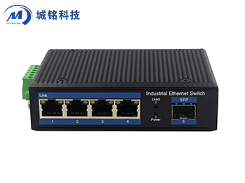百兆1光4電工業(yè)級以太網(wǎng)交換機 CM14F-SFP 